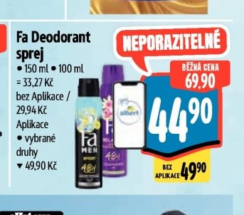 Fa Deodorant sprej