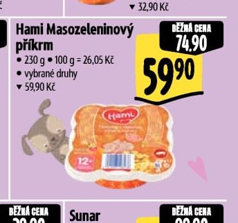 Hami Masozeleninový příkrm