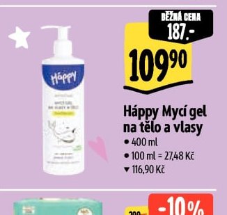 Háppy Mycí gel na tělo a vlasy