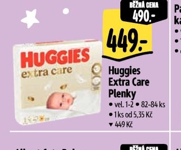 Huggies Extra Care Plenky