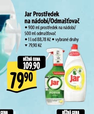 Jar Prostředek na nádobí/Odmašťovač