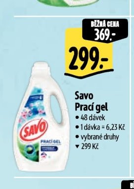 Savo Prací gel
