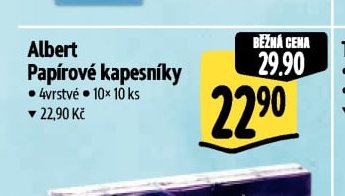 Albert Papírové kapesníky