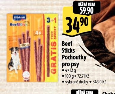 Vitakraft Beef Sticks pochoutky pro psy