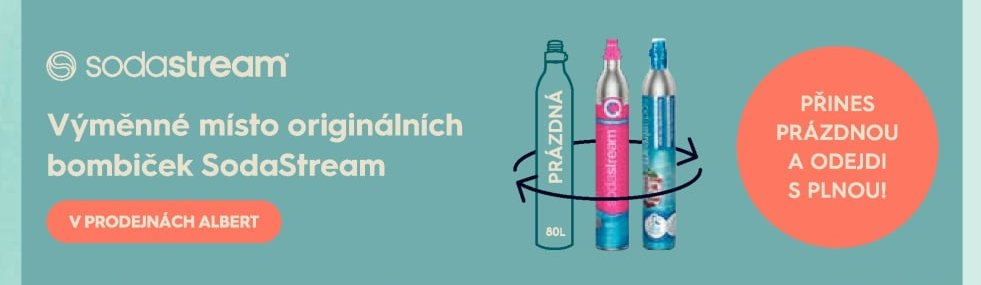 Výměnné místo originálních bombiček SodaStream