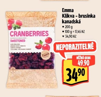 Emma Klikva - brusinka kanadská