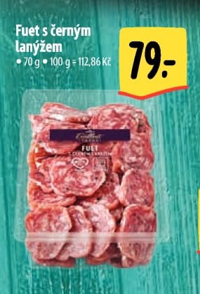 Fuet s černým lanýžem