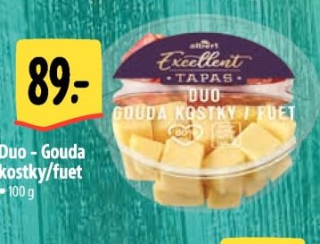 Duo - Gouda kostky/fuet