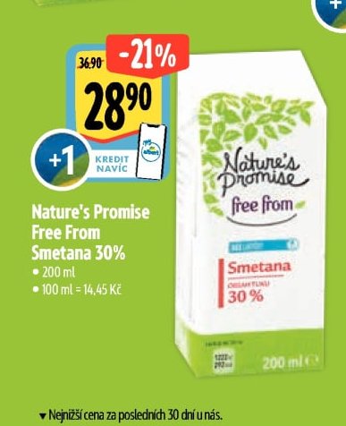 Nature's Promise Free From Smetana 30%
