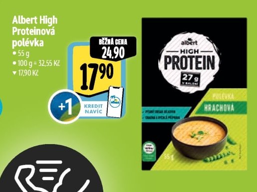 Albert High Proteinová polévka