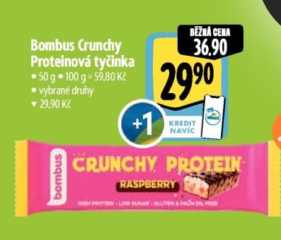 Bombus Crunchy Proteinová tyčinka