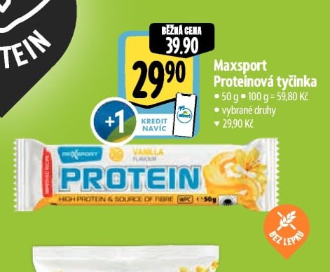 Maxsport Proteinová tyčinka