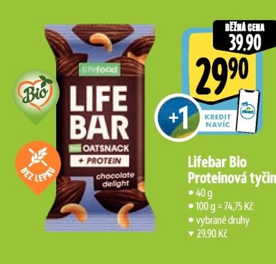 Lifebar Bio Proteinová tyčinka