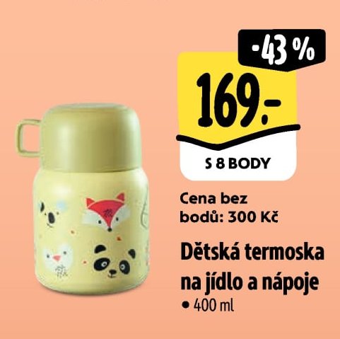 Dětská termoska na jídlo a nápoje