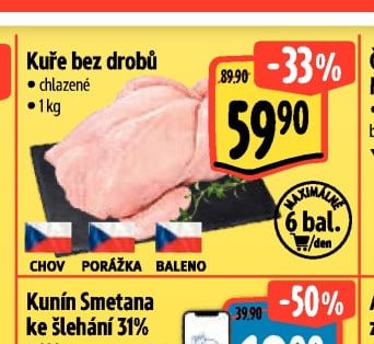Kuře bez drobů