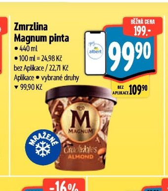 Zmrzlina Magnum pinta 440 ml