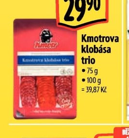 Kmotrova klobása trio 75 g