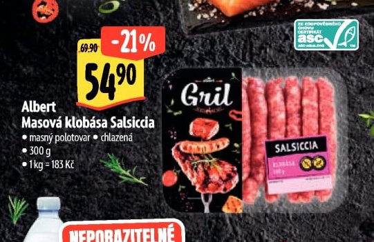 Albert Masová klobása Salsiccia