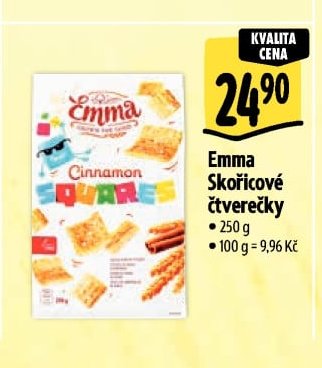 Emma Skořicové čtverečky