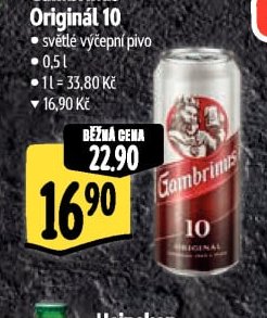 Gambrinus Originál 10