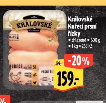 Královské Kuřecí prsní řízky