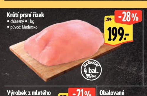 Krůtí prsní řízek
