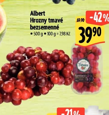 Albert Hrozny tmavé bezsemenné
