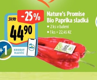 Nature's Promise Bio Paprika sladká