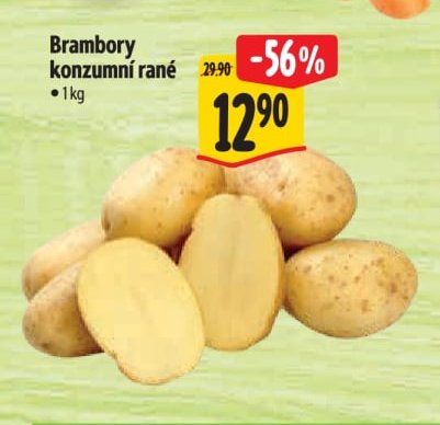 Brambory konzumní rané
