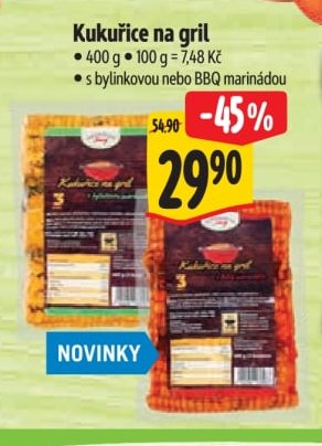 Kukuřice na gril