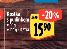 Kostka s pudinkem