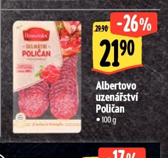 Albertovo uzenářství Poličan
