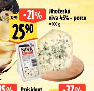 Jihočeská niva 48% - porce