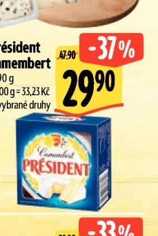 Président - plátky