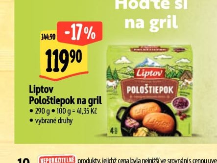 Liptov Pološtiepok na gril