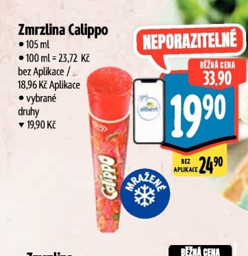 Zmrzlina Calippo