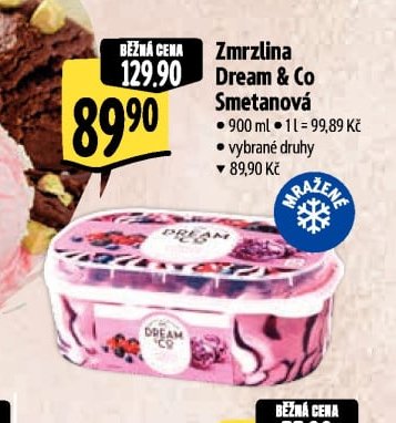 Zmrzlina Dream & Co Smetanová