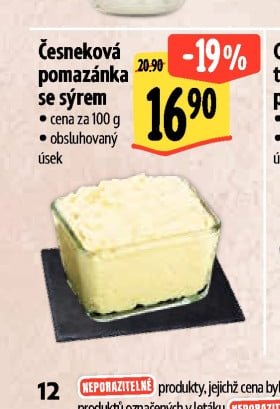 Česneková pomazánka se sýrem