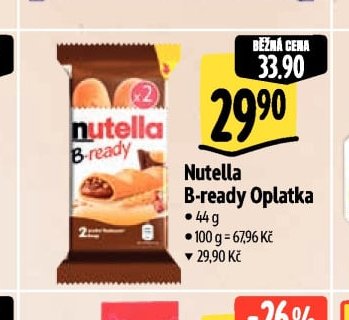 Nutella B-ready Oplatka