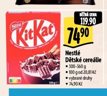 Nestlé Dětské cereálie