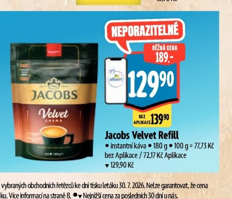 Jacobs Velvet Refill