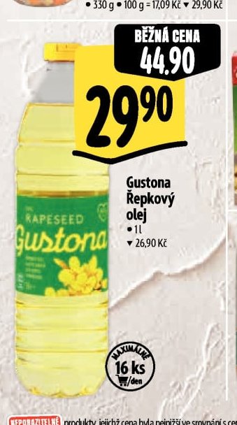 Gustona Řepkový olej