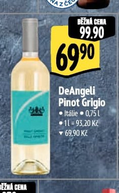 DeAngeli Pinot Grigio