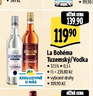 La Bohéma Tuzemký/Vodka