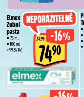 Elmex Zubní pasta