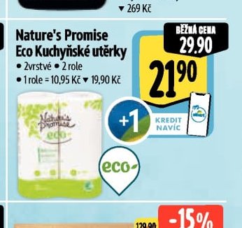 Nature's Promise Eco Kuchyňské utěrky