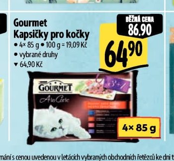 Gourmet Kapsičky pro kočky