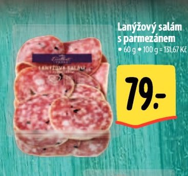 Lanýžový salám s parmezánem