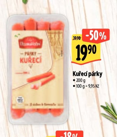 Kuřecí párky