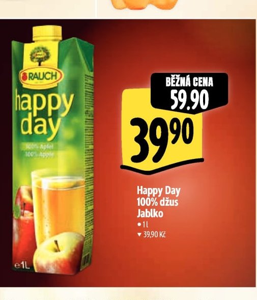 Happy Day 100% džus Jablko